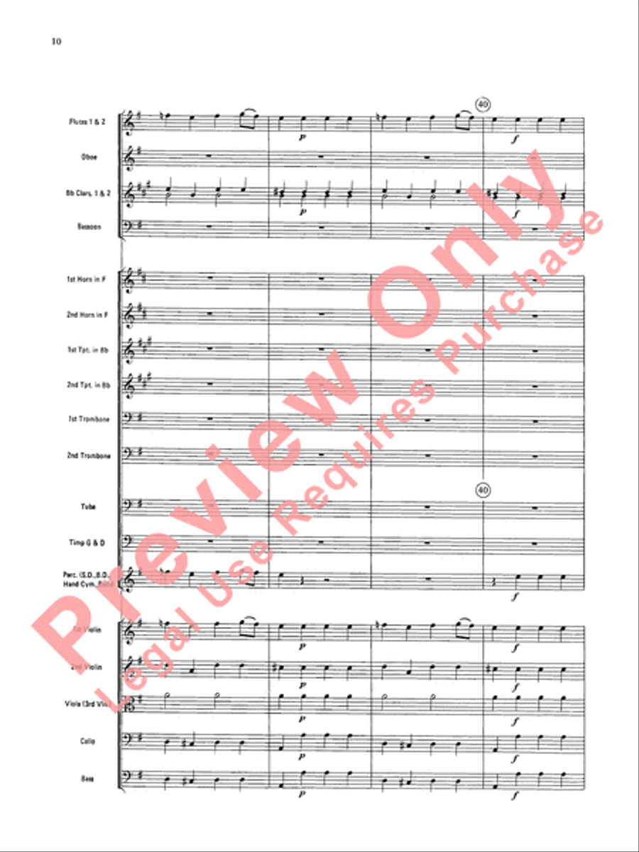 Rondeau (Theme from Masterpiece Theatre) Full Orchestra scores gallery preview page 13