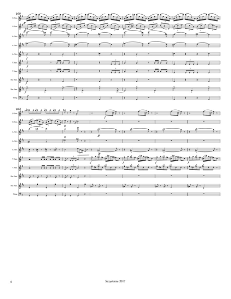 New World Symphony Woodwind Ensemble scores gallery preview page 6