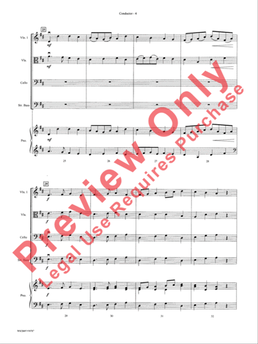 Deck the Halls String Orchestra scores gallery preview page 7