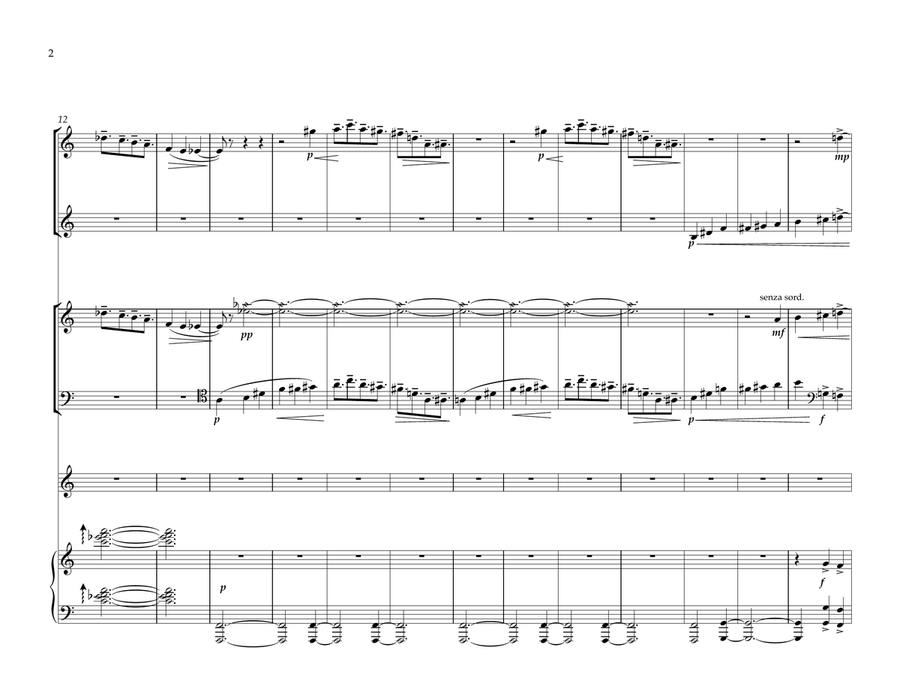 A Dream Within A Dream (E.A. Poe) Small Ensemble scores gallery preview page 5