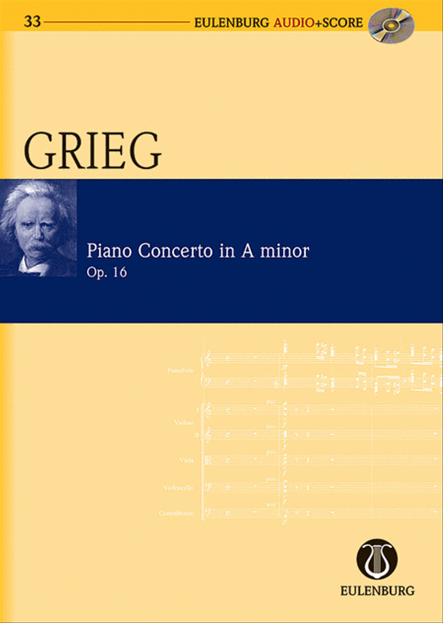 Piano Concerto in A Minor Op. 16 Orchestra scores gallery preview page 1