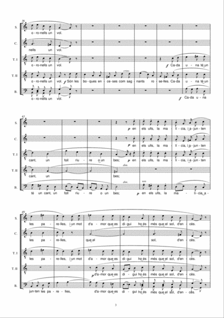 La joia del blat 4-Part scores gallery preview page 5