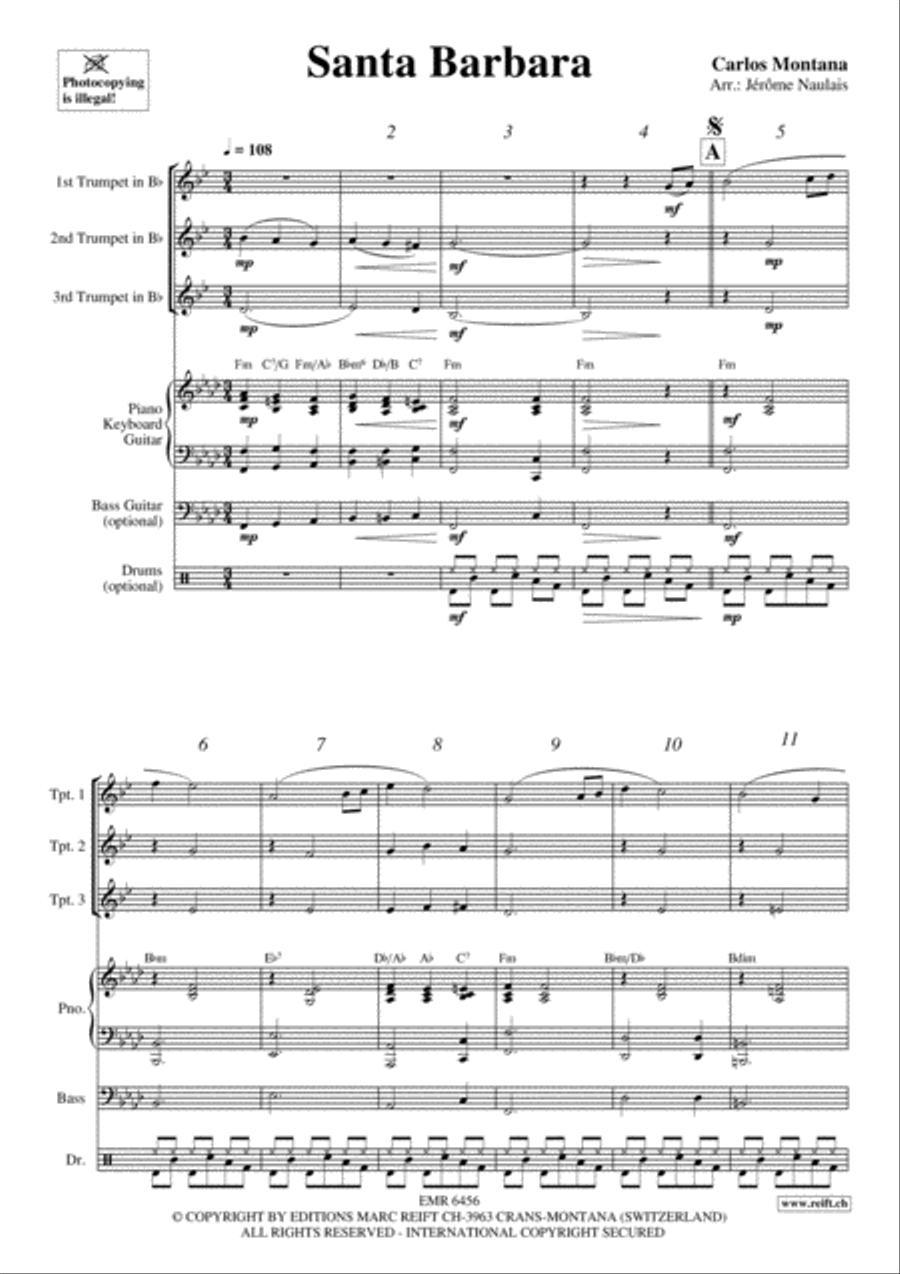 Santa Barbara Trumpet Trio scores gallery preview page 3