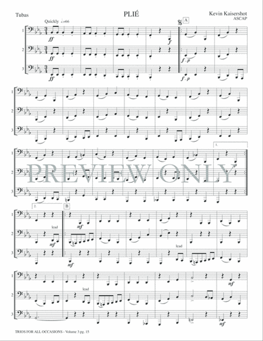 Trios for All Occasions Small Ensemble scores gallery preview page 17