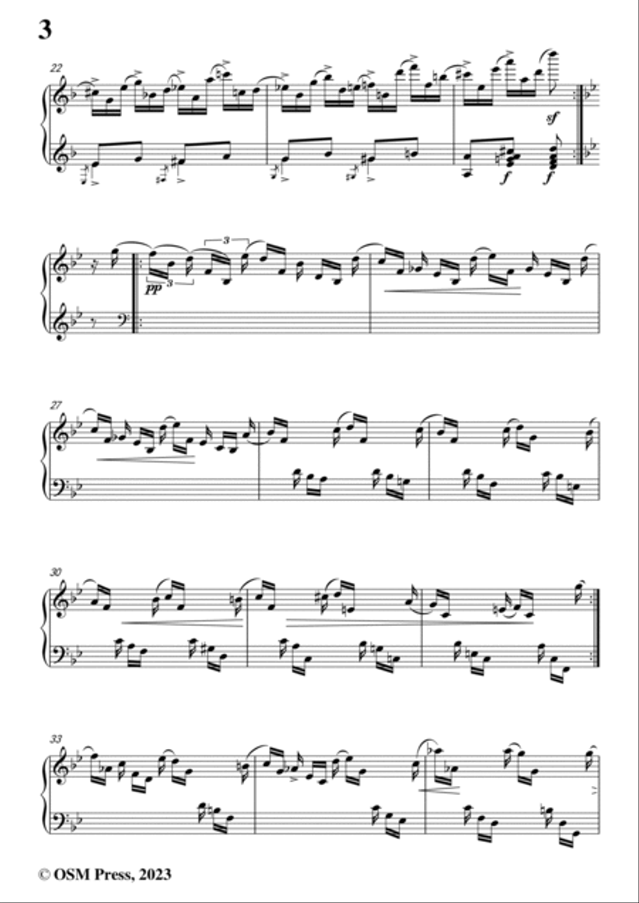 Schumann-Kreisleriana,Op.16,in d minor,for Piano Piano Solo scores gallery preview page 4