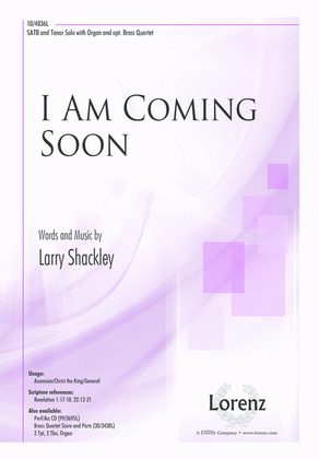 Book cover for I Am Coming Soon