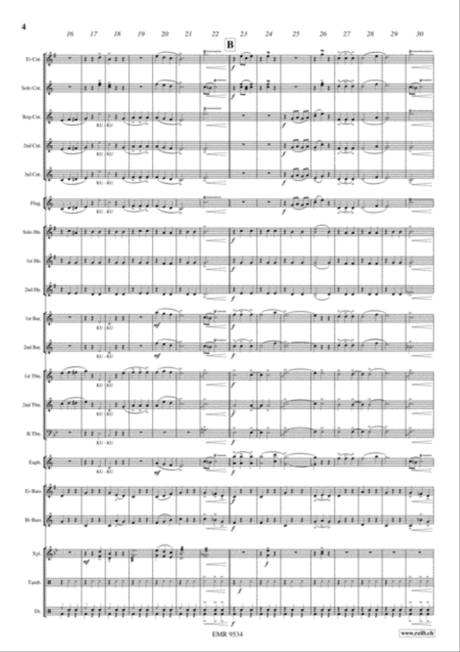 Der Kuckuck am Oktoberfest Brass Band scores gallery preview page 5