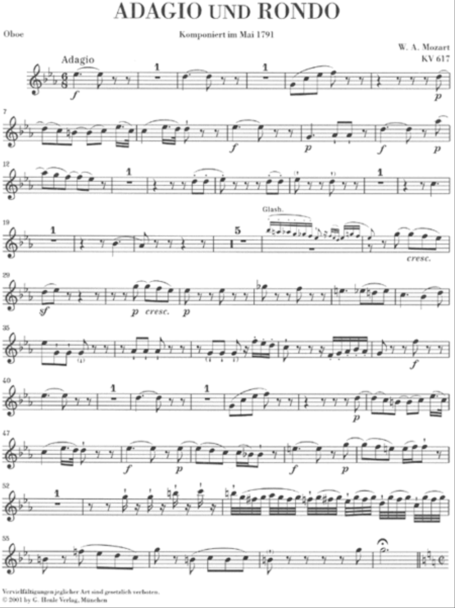 Adagio and Rondo K617 Adagio and Rondo K617 Woodwind Ensemble scores gallery preview page 5