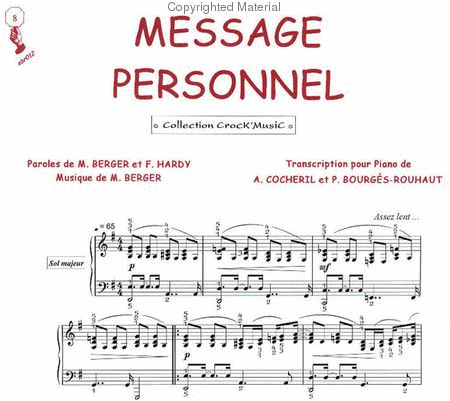 Message personnel (Collection CrocK'MusiC) image number null