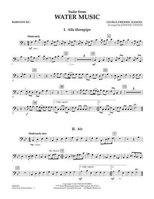 Suite from Water Music - Baritone B.C.