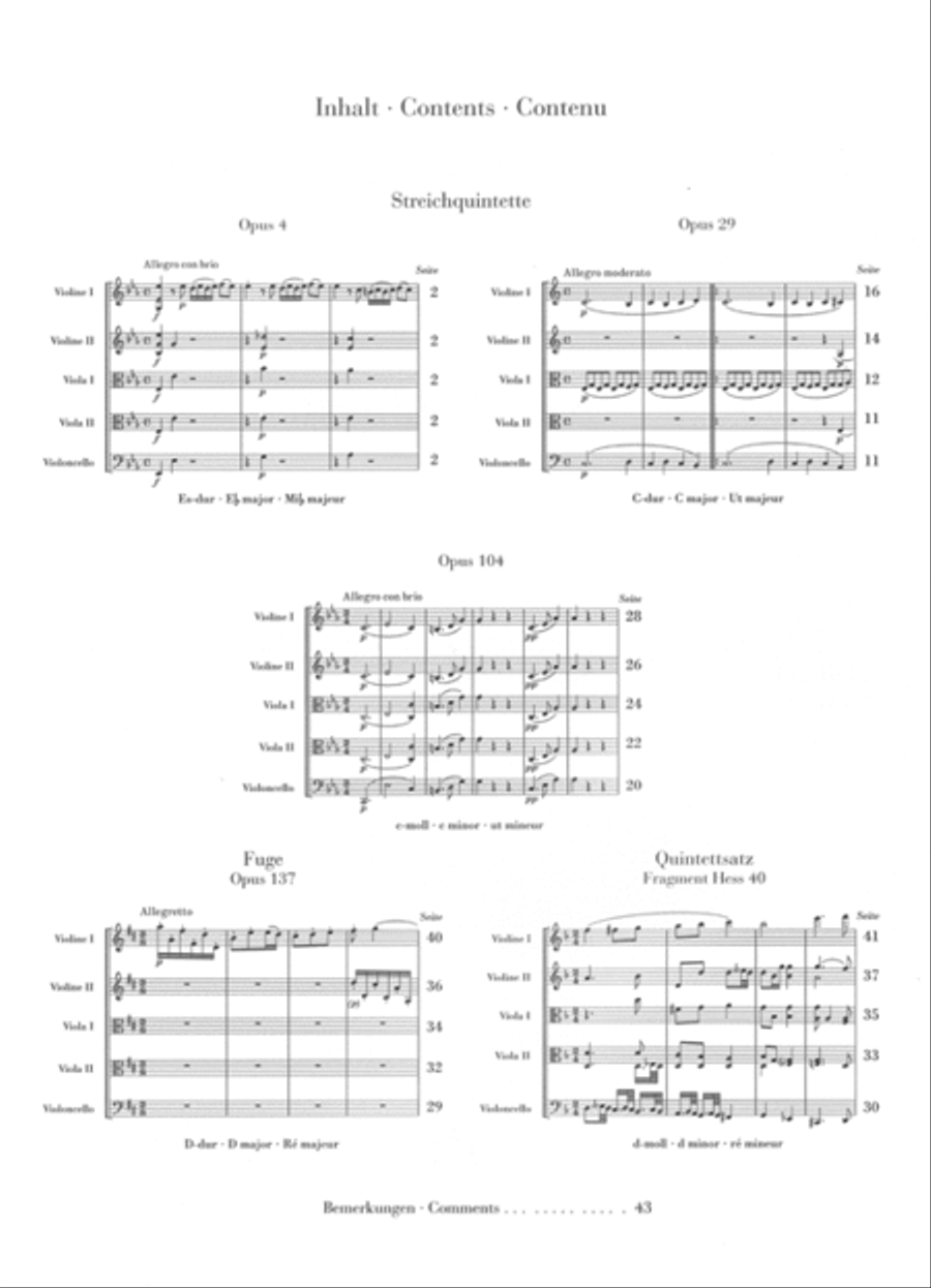 String Quintets String Quintet scores gallery preview page 2