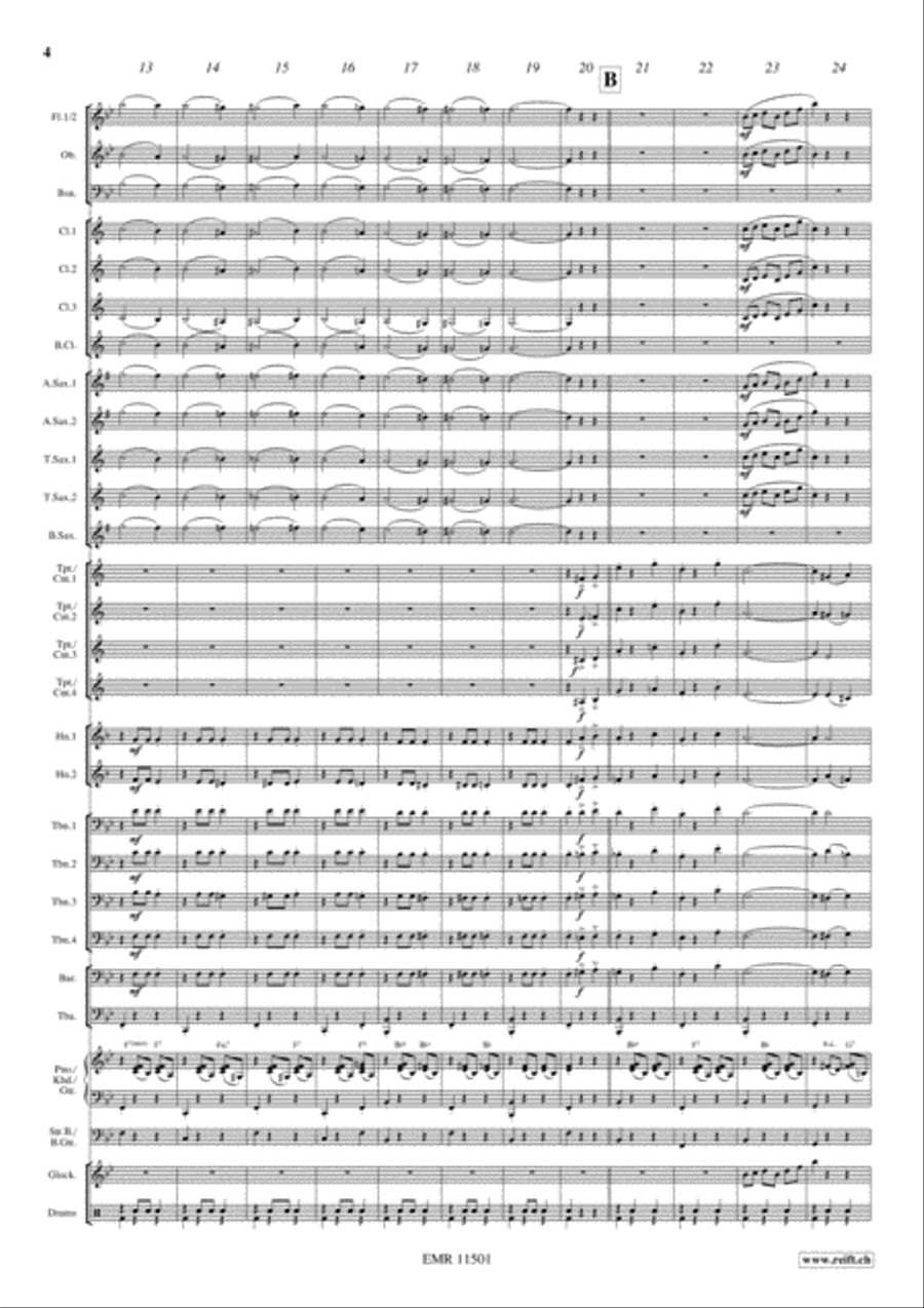 Love In Vienna Concert Band scores gallery preview page 5