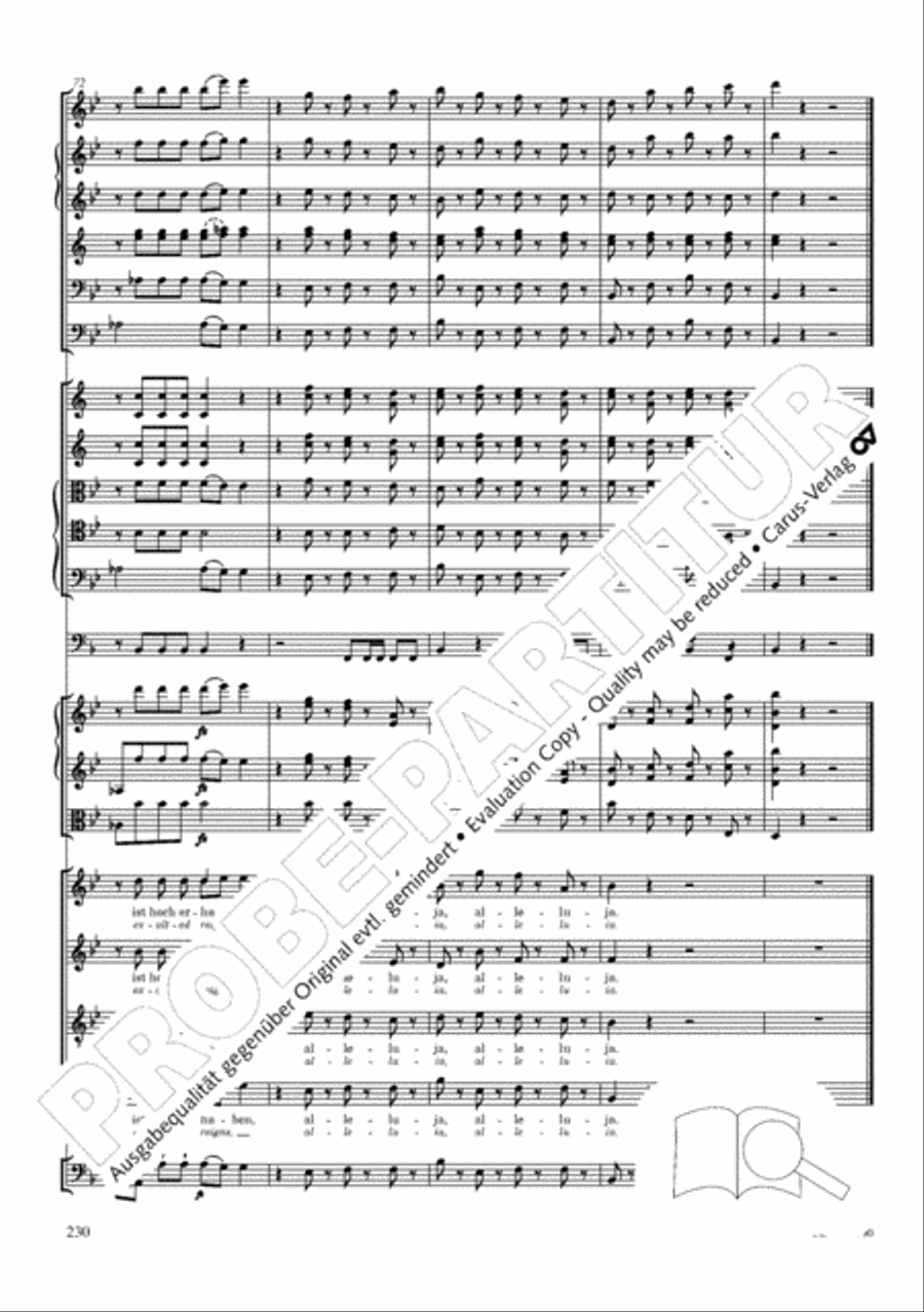 The Creation (Die Schopfung) 4-Part scores gallery preview page 250