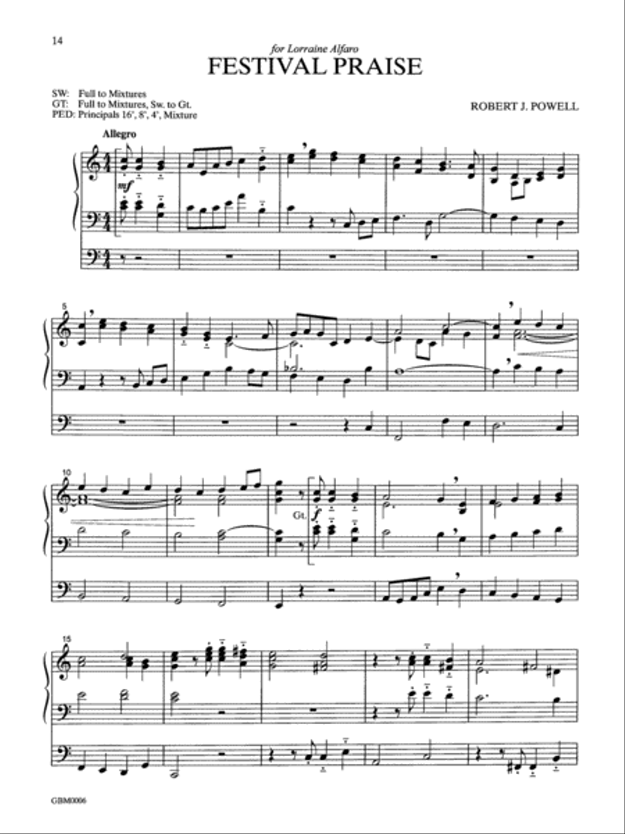 Organ Music for Meditation and Praise Organ scores gallery preview page 4