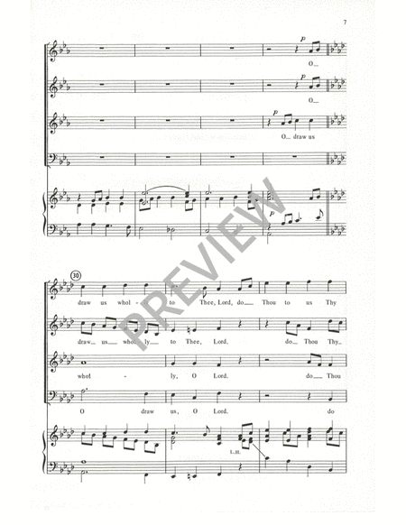 Thy Little Ones, Dear Lord, Are We by Johann Abraham Peter Schulz 4-Part - Sheet Music