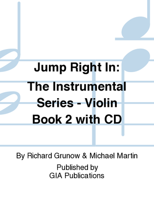 Book cover for Jump Right In: Student Book 2 - Violin (Book with CD)