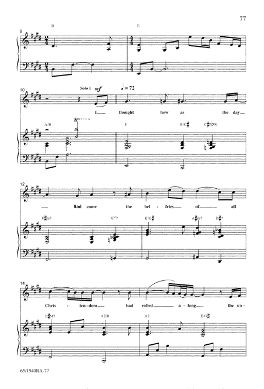 We Will Know Peace 3-Part scores gallery preview page 79