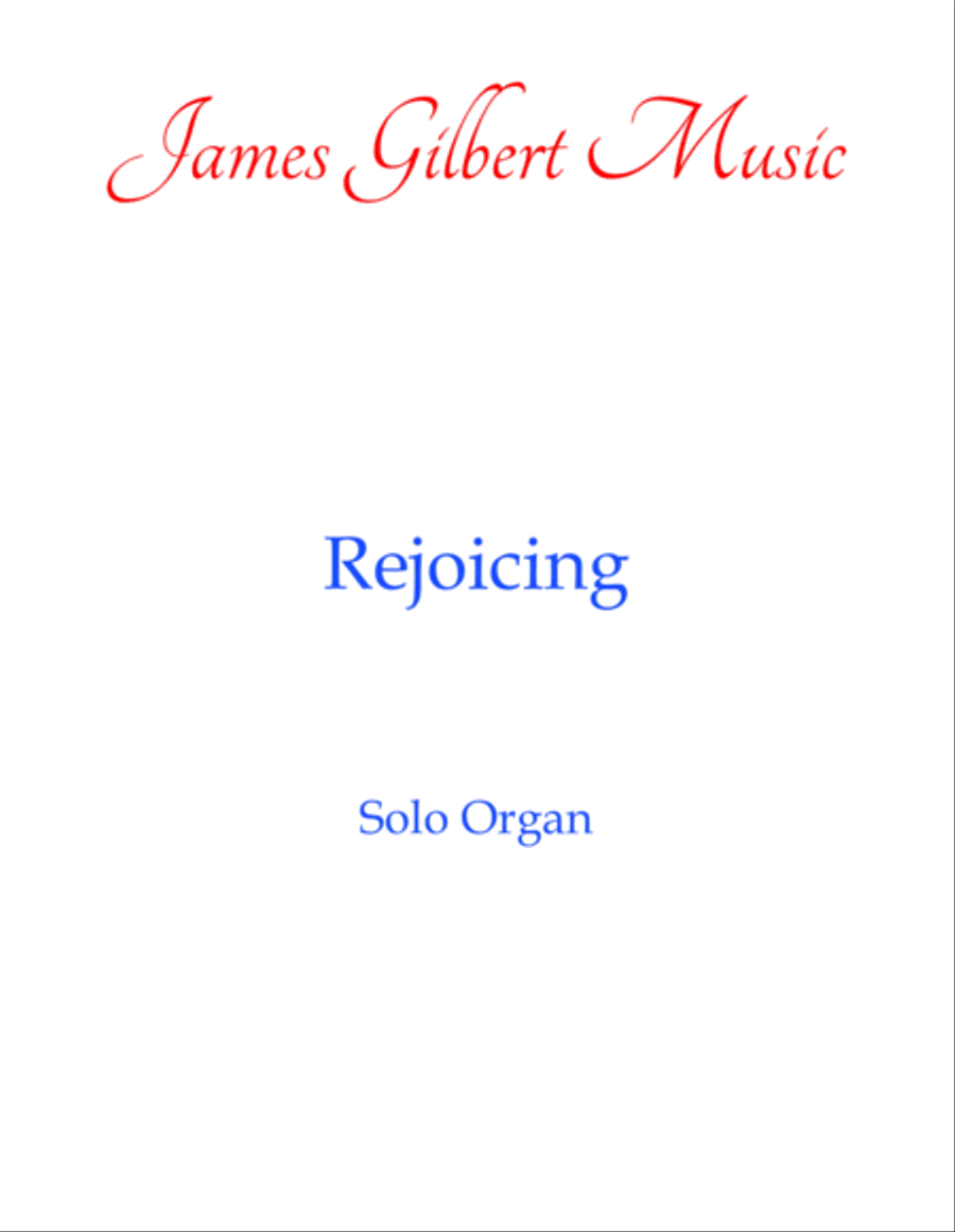 Rejoicing Organ Solo scores gallery preview page 1