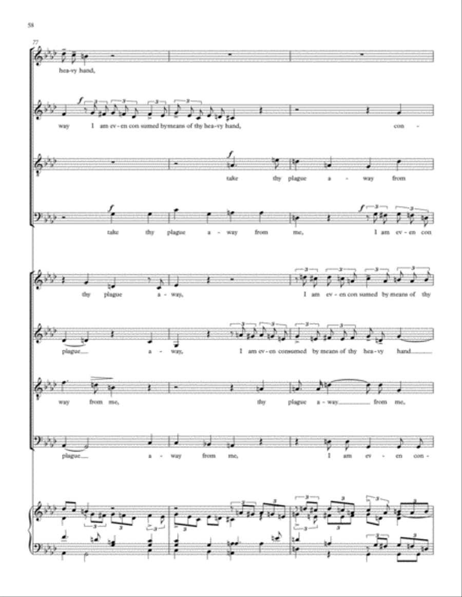 Songs of Farewell Divisi scores gallery preview page 74