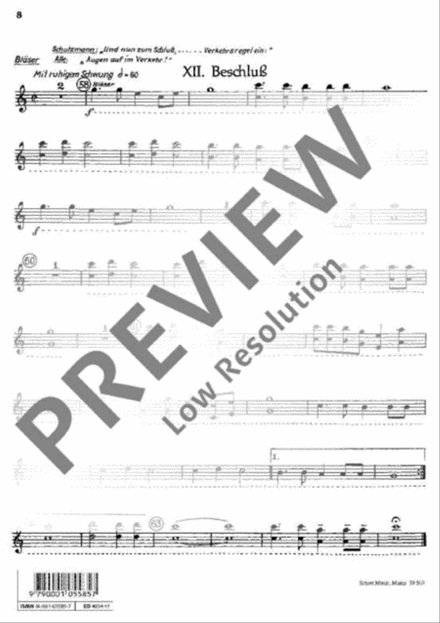 Augen auf im Verkehr! Part scores gallery preview page 9