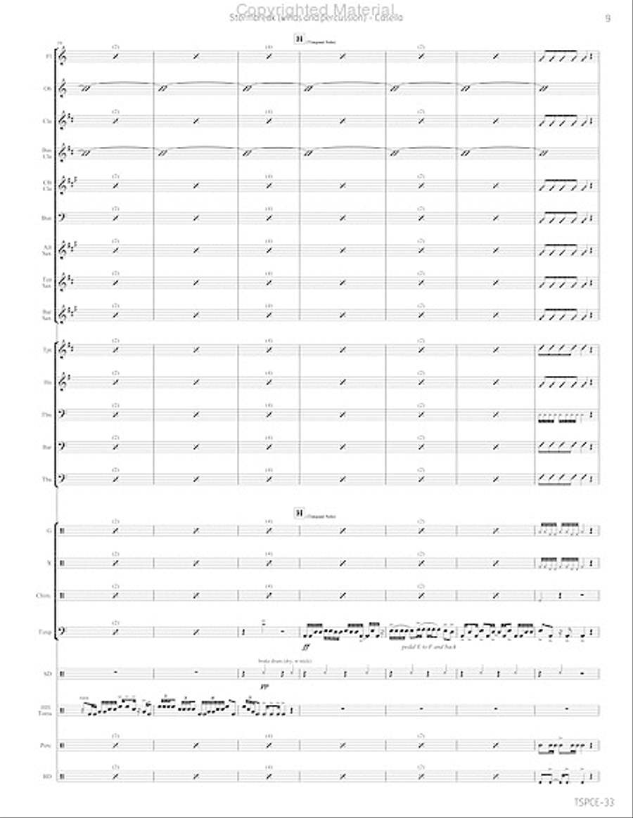 Stormbreak Percussion Ensemble scores gallery preview page 14