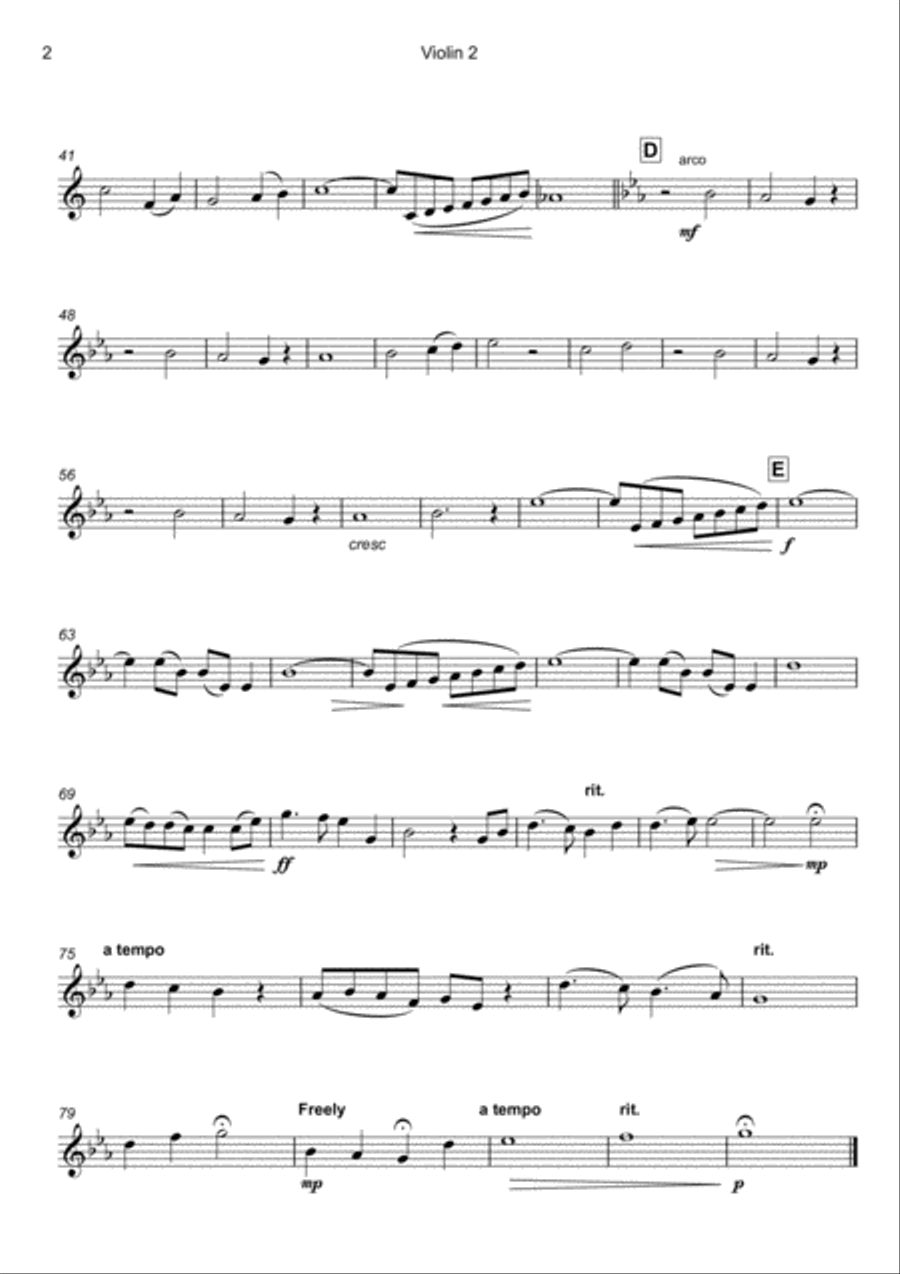I See The Light I See The Light String Quartet scores gallery preview page 5