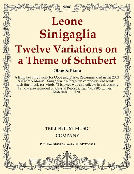 Twelve Variations on a Theme of Schubert