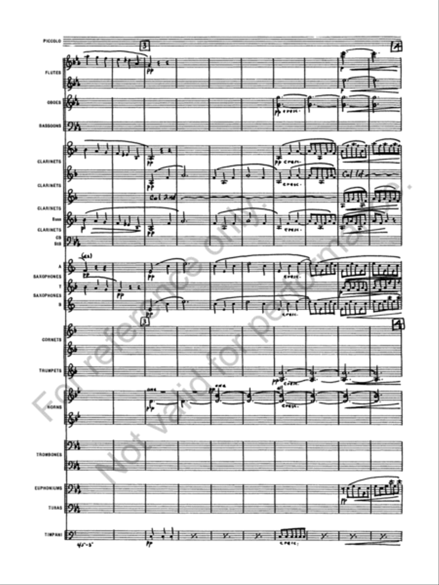 Symphony No. 1 Concert Band scores gallery preview page 8