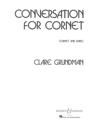 Book cover for Conversation for Cornet