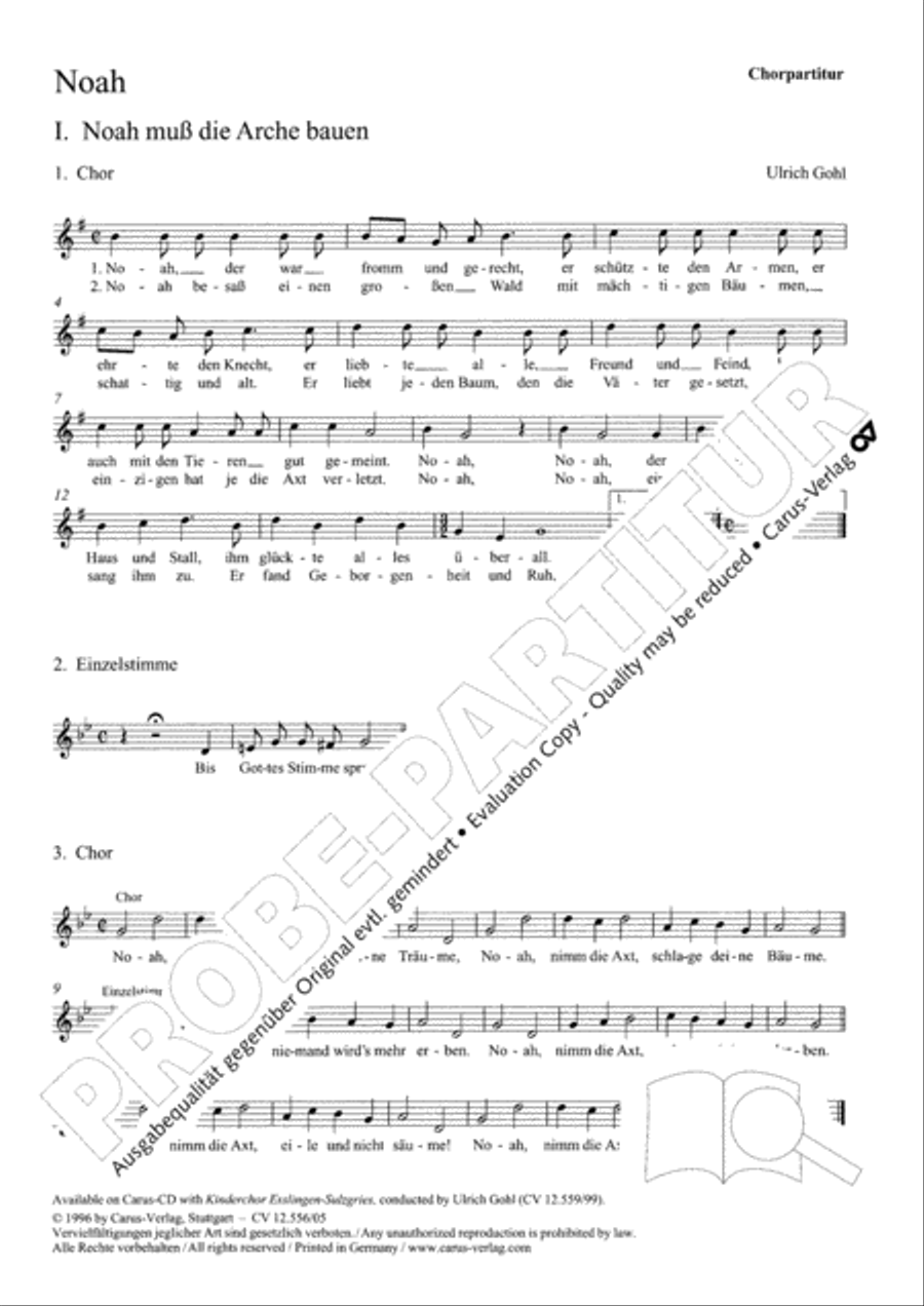 Noah Children's Choir scores gallery preview page 2