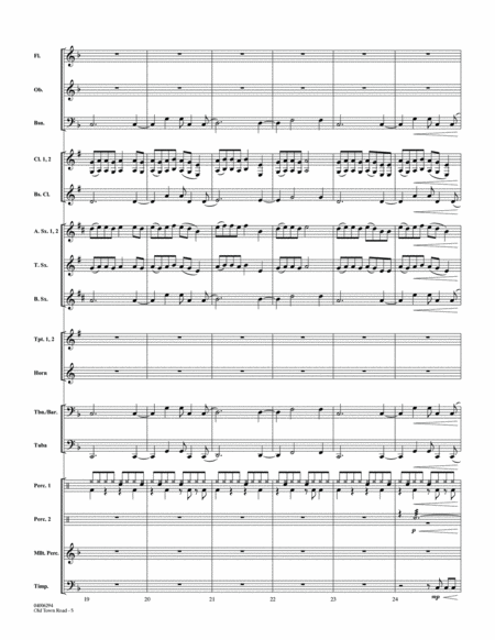 Old Town Road (arr. Johnnie Vinson) - Conductor Score (Full Score)