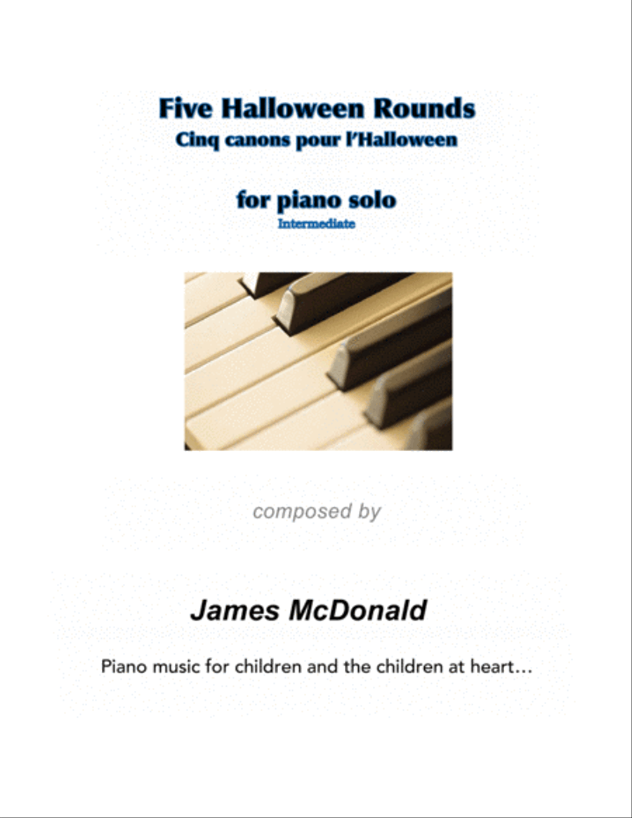 Five Halloween Rounds Five Halloween Rounds Piano Solo scores gallery preview page 1
