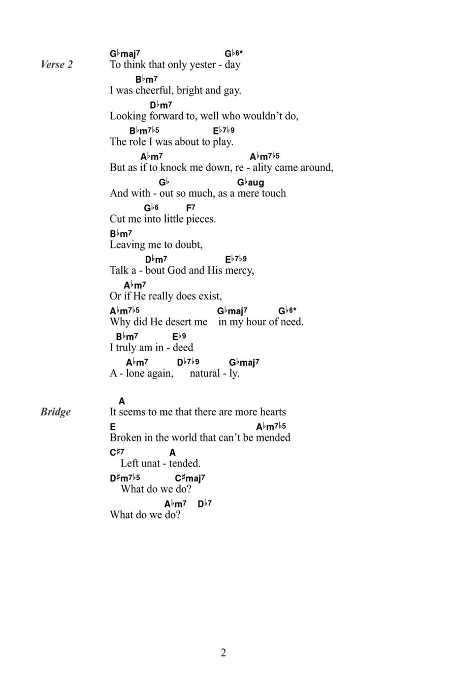 Alone Again (Naturally) Alone Again (Naturally) Acoustic Guitar scores gallery preview page 2