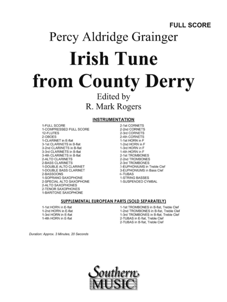 Irish Tune from County Derry