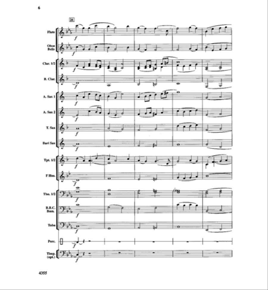 In the Shining of the Stars Concert Band scores gallery preview page 7