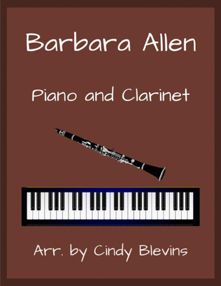 Book cover for Barbara Allen, for Piano and Clarinet