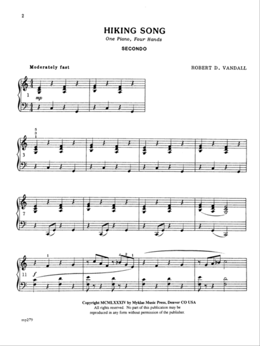 Hiking Song Small Ensemble scores gallery preview page 2