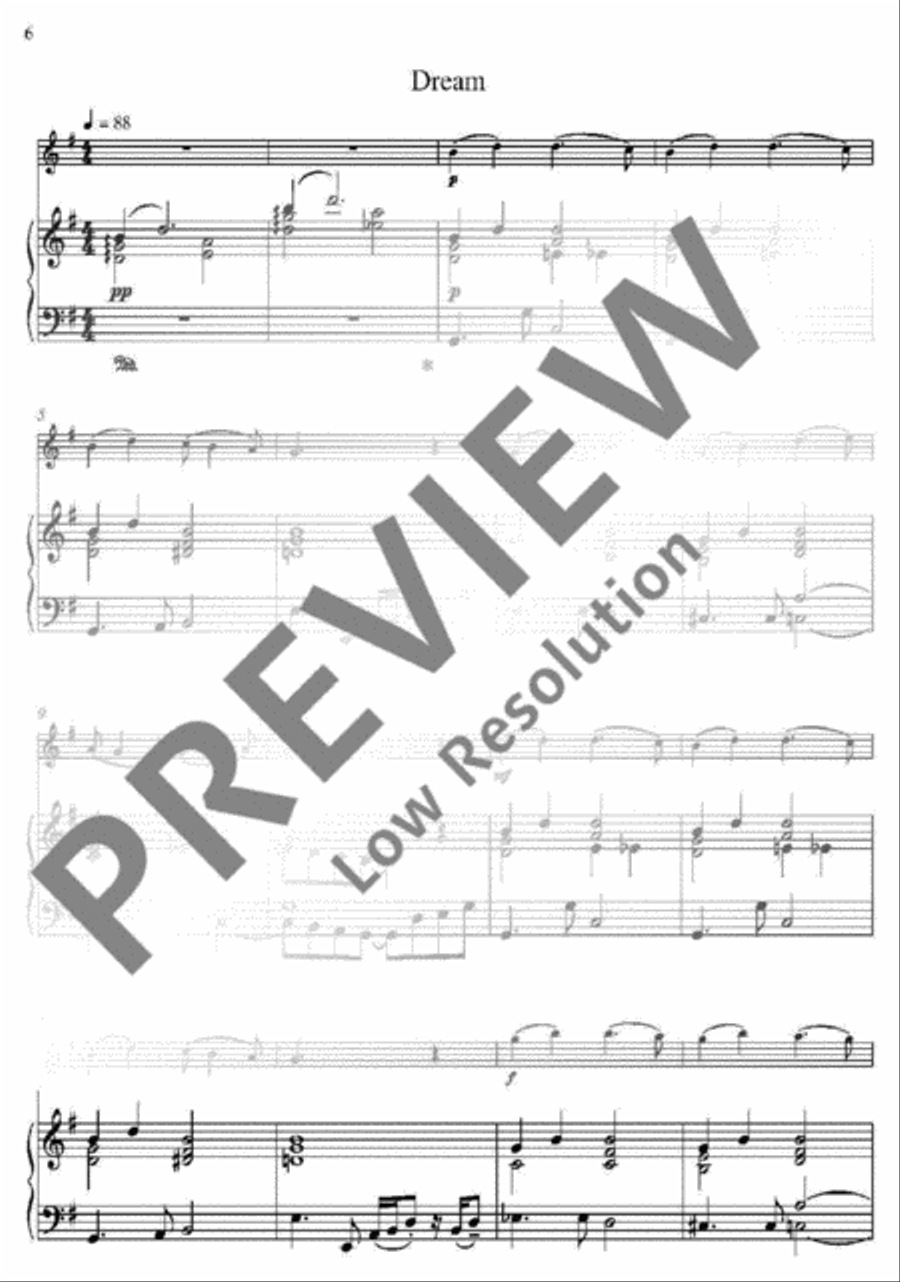 Modern Flutist Flute Solo scores gallery preview page 5