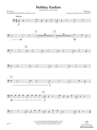 Holiday Fanfare: (wp) 1st B-flat Trombone B.C.