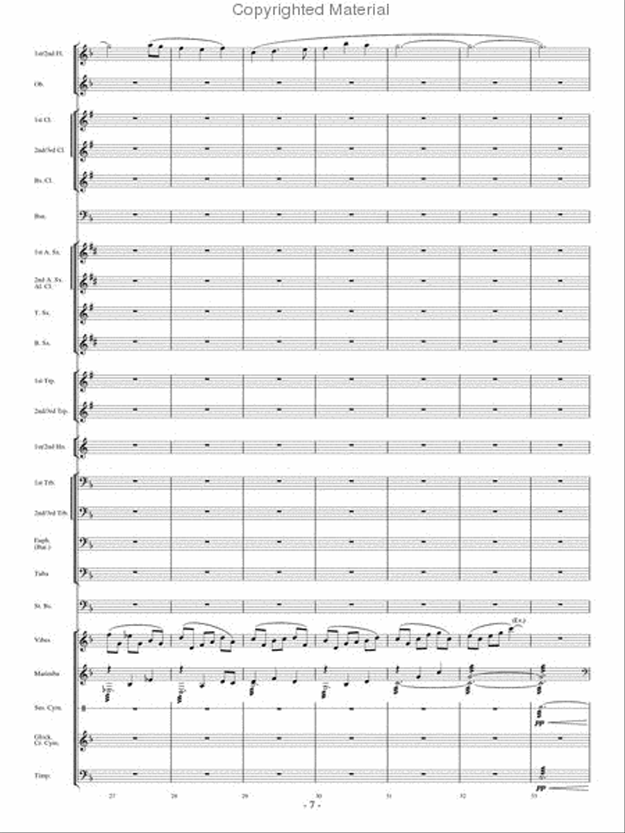 Heaven's Light Heaven's Light Concert Band scores gallery preview page 6