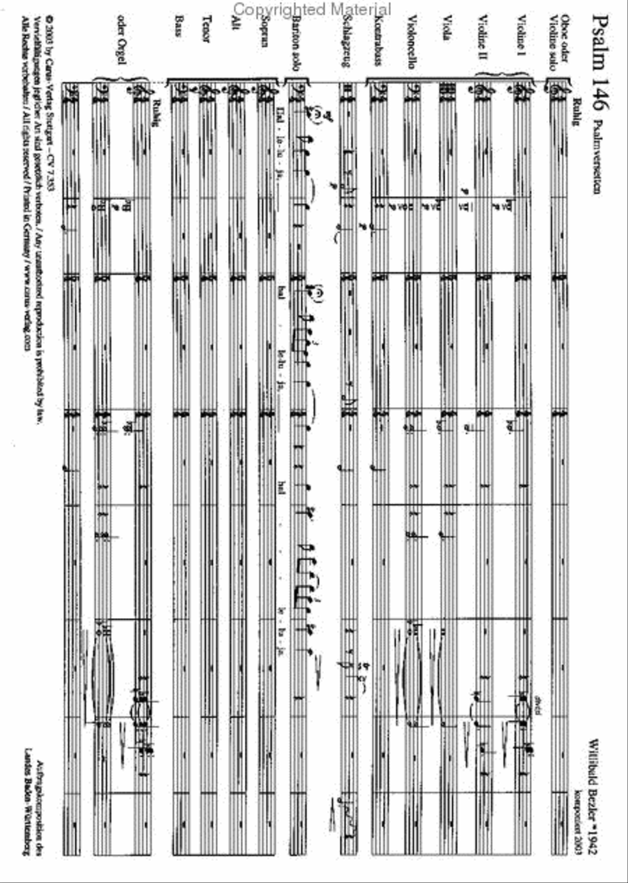 Lauda anima mea Dominum 4-Part scores gallery preview page 2