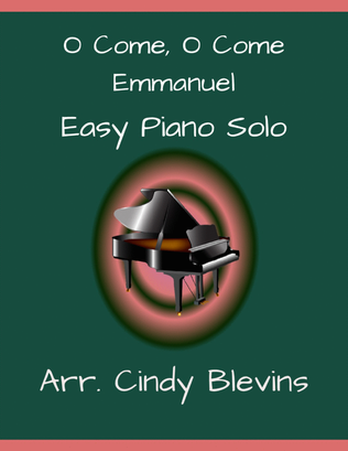 Book cover for O Come, O Come Emmanuel, Easy Piano Solo