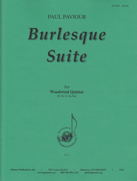 Burlesque Suite - Mixed Wind Quintet image number null