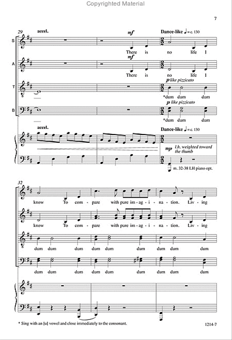 Pure Imagination - SATB divisi Octavo Divisi scores gallery preview page 6