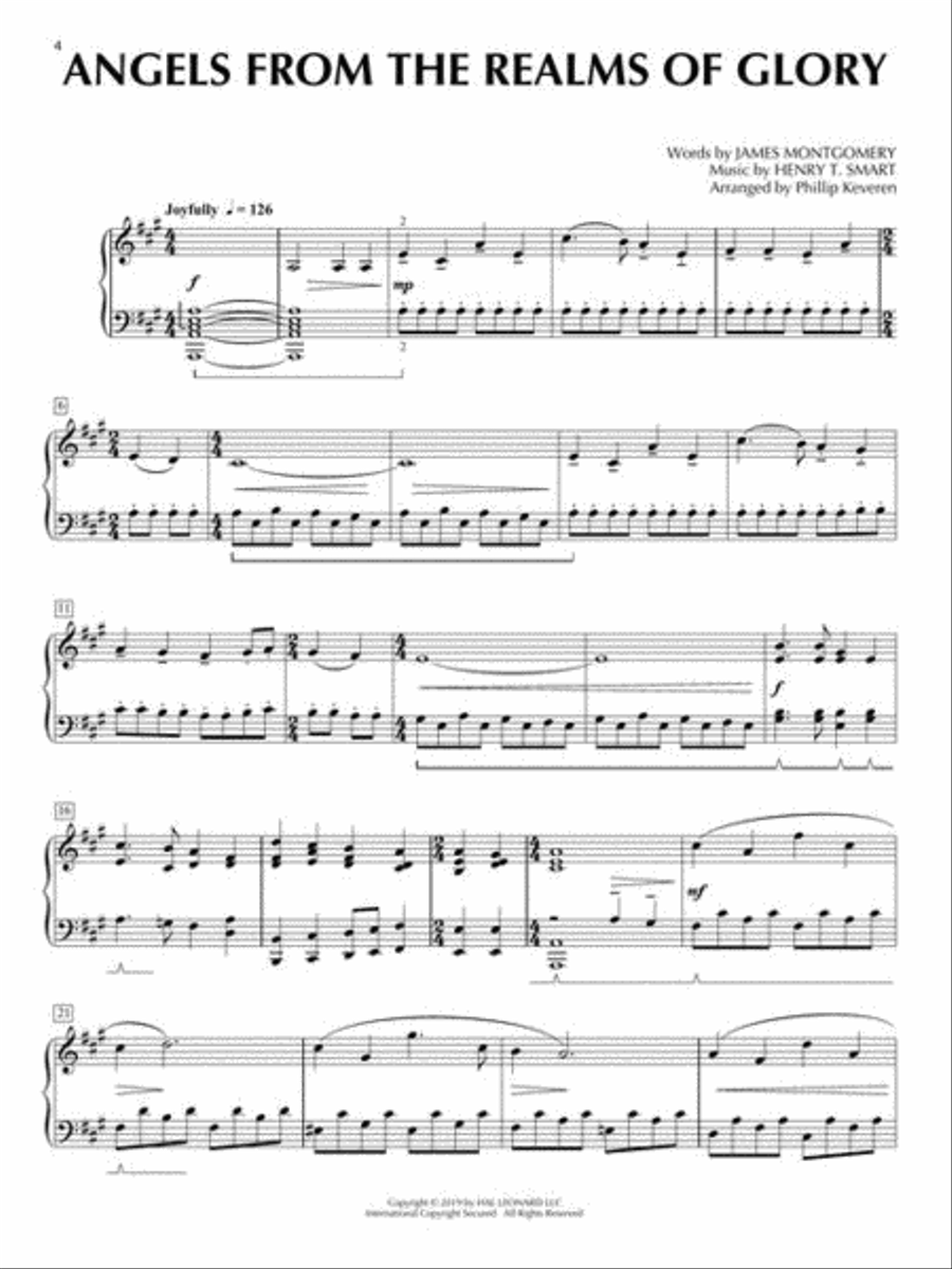 Christmas Carols with a Classical Flair Piano Solo scores gallery preview page 4