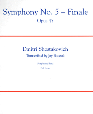 Book cover for Symphony No. 5 – Finale
