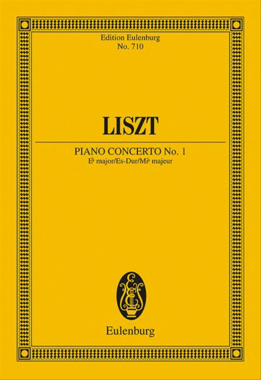 Piano Concerto No. 1 Eb major Orchestra scores gallery preview page 1