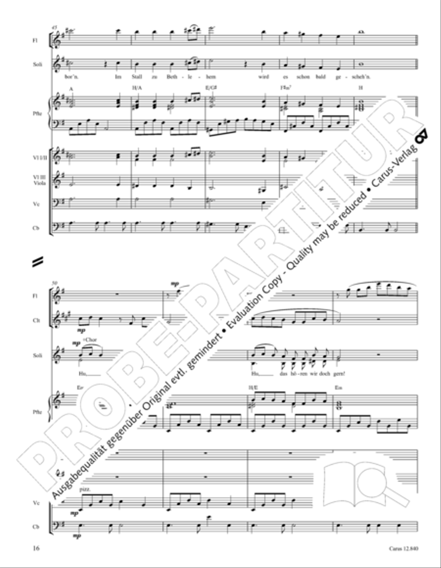Ochs und Esel wissen mehr Orchestra scores gallery preview page 16