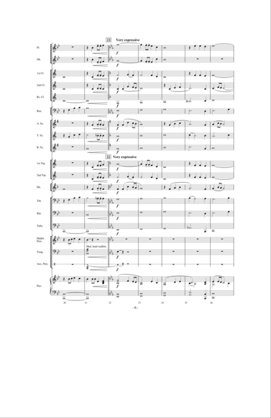 The Water Is Wide Concert Band scores gallery preview page 5