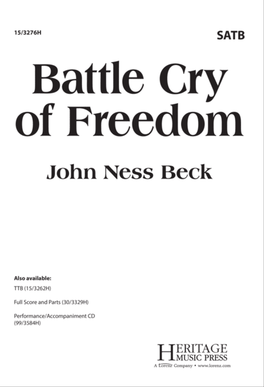 Battle Cry of Freedom 4-Part scores gallery preview page 1